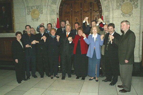 The 2003 NDP Caucus Cheers!