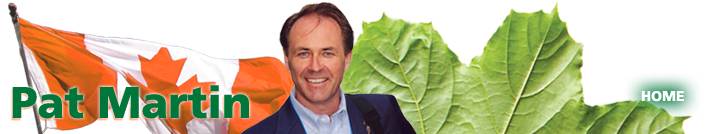 Pat Martin for Winnipeg Centre home page